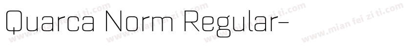 Quarca Norm Regular字体转换